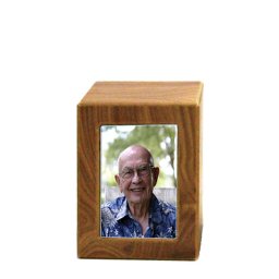 Kleine MDF Photobox Urn Berk (0.8 liter)