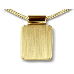 Gouden Ashanger Vierkant Plaatje (ideaal voor gravure)