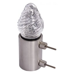 Hangende Matzilveren RVS Graflamp