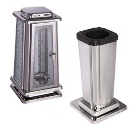 Voordelige RVS Grafset Zilver