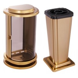 Voordelige RVS Grafset Brons