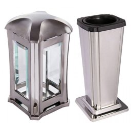 Voordelige RVS Grafset Shiny Silber