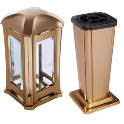 Voordelige RVS Grafset Bronze