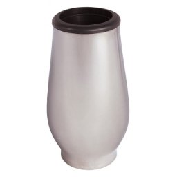 Elegante Zilveren RVS Grafvaas