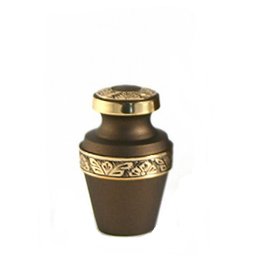 Grecian Rustic Bronze Mini Urn (0.08 liter)