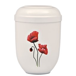 Biologisch Afbreekbare Eco Urn Klaproos (4.5 liter)