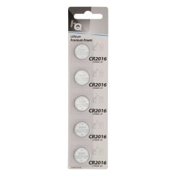 CR2016 knoopcel batterij per 5 in blister