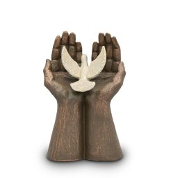 Kleine Keramische Art Urn Oneindige Vrijheid (1 liter)