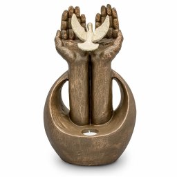 Grote Keramische Art Urn Verlichte Oneindige Vrijheid (3 liter)