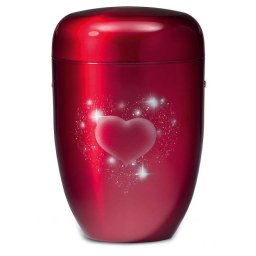 Design Urn Flonkerend Hart (4 liter)