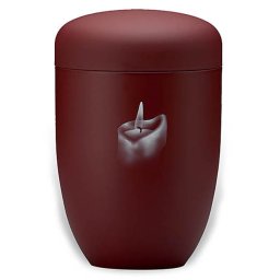 Design Urn Dovende Kaars Rood (4 liter)