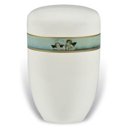 Design Urn met Decoratieband Cherubijnen (4 liter)