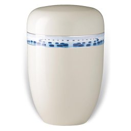Design Urn met Decoratieband Steencirkel (4 liter)