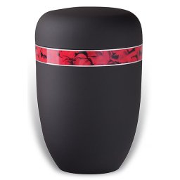 Design Urn met Decoratieband Rozenpracht (4 liter)