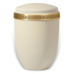 Design Urn met Klassiek Messing Sierband (4 liter)