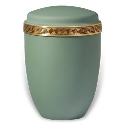 Design Urn met Klassiek Messing Sierband (4 liter)