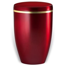 Design Urn Bordeaux met Gouden Sierrand (4.8 liter)