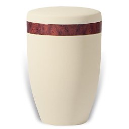 Design Urn met Ahorn houtnerf sierband (4 liter)