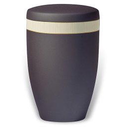 Design Urn met Berken houtnerf sierband (4 liter)