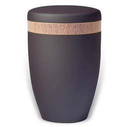 Design Urn met Berken houtnerf sierband (4 liter)
