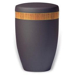 Design Urn met Beuken houtnerf sierband (4 liter)