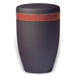 Design Urn met Zebrawood houtnerf sierband (4 liter)