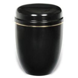 Design Urn met gouden sierrand (4 liter)