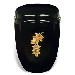 Design Urn met gouden bladmotief (4 liter)