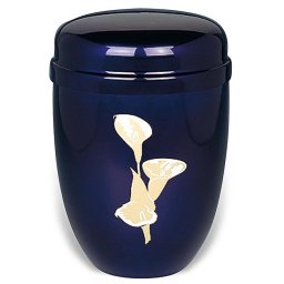 Design Urn met fraaie lelie (4 liter)