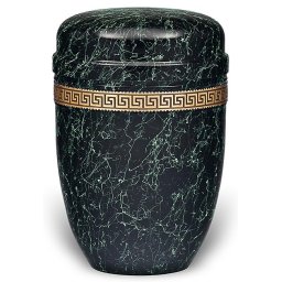 Design Urn met klassiek messing sierband (4 liter)