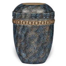 Design Urn met klassiek messing sierband (4 liter)