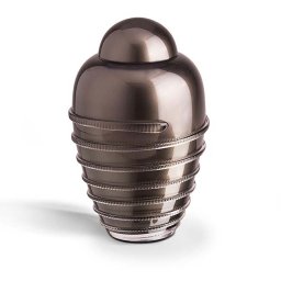 Grote Boheems Kristalglazen Urn Antraciet (3.3 liter)