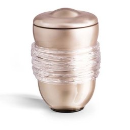 Grote Boheems Kristalglazen Urn Ivoorwit (4 liter)