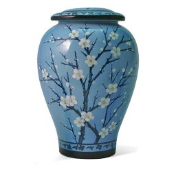 Grote Keramische Fruitbloesem Urn (3.5 liter)