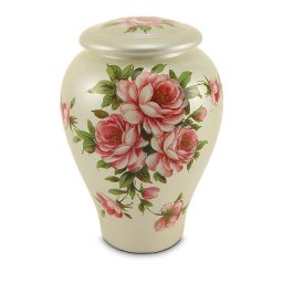 Grote Keramische Rozen Boeket Urn (3.5 liter)