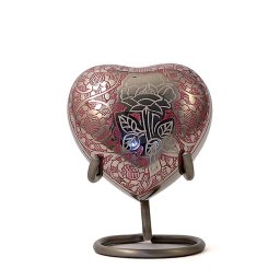 Classic Rose Hart Urn, inclusief Standaard (0.11 liter)