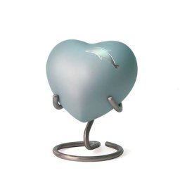 Aria Dolphin Hart Urn, inclusief Standaard (0.11 liter)