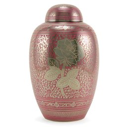 Grote Messing Klassieke Roos Urn (3.5 liter)