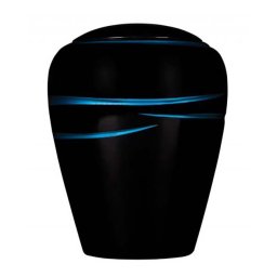 Ovale Resin Urn Black (3.8 liter)
