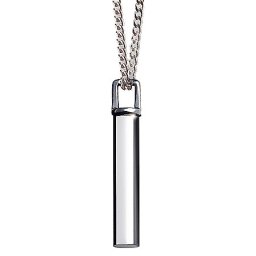 Mini ronde Buisvormige Ashanger Zilver