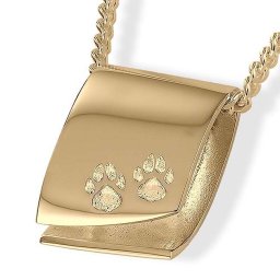 Gouden Design Assieraad Pootafdrukjes