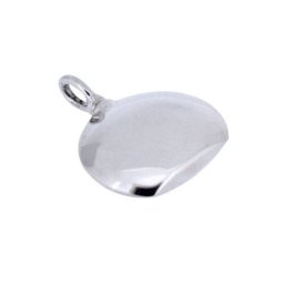 Platte Fles Ashanger Zilver