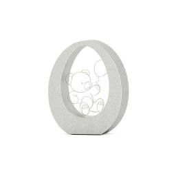 Groot RVS Oval Terrybear Asbeeld (3.5 liter)