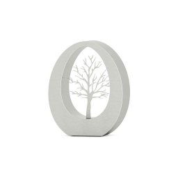 Groot RVS Oval Levensboom Asbeeld (3.5 liter)