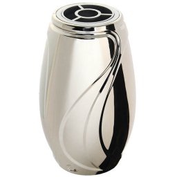Grote Zilveren Verbena Design Grafvaas