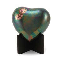 Arielle Dieren Hart Urn Raku Paws Slate (0.3 liter)