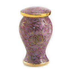 Etienne Rose Cloisonne Mini Dierenurn (0.11 liter)