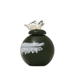 Kleine Glazen Dieren Urn Veer-Vogel (0.5 liter)