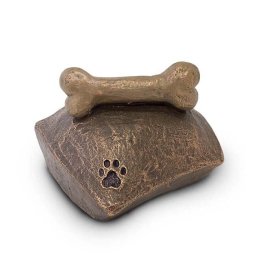 Keramische Dieren Urn Kussen Botje met Pootafdruk (1 liter)