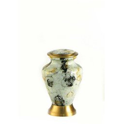 Glenwood White Marble Mini Dierenurn (0.08 liter)